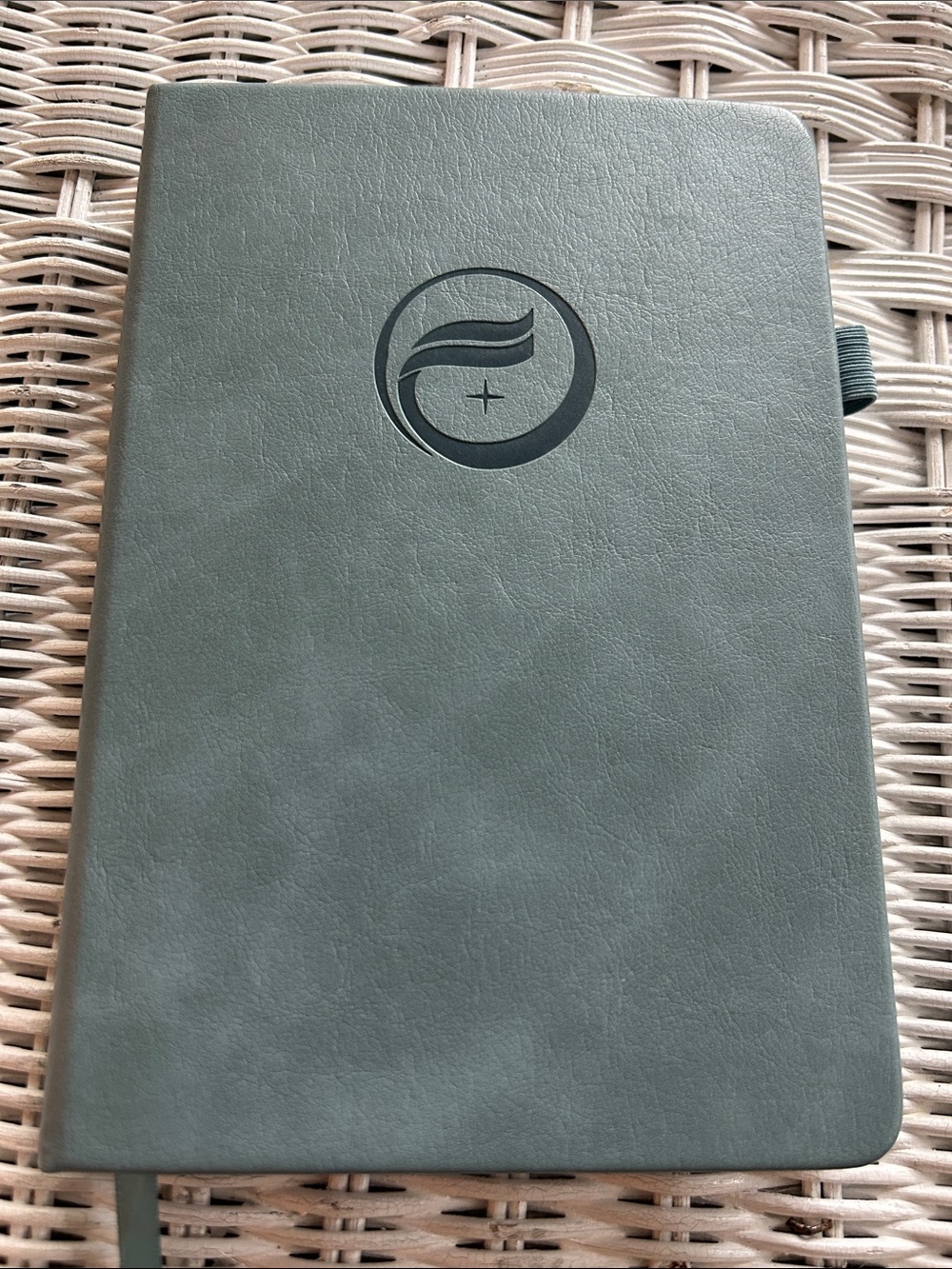 Sage Green Faux Leather Address Book